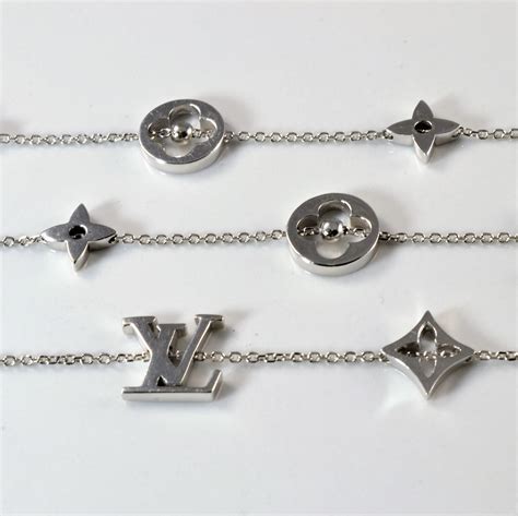 louis vuitton necklace initial|louis vuitton necklace clover.